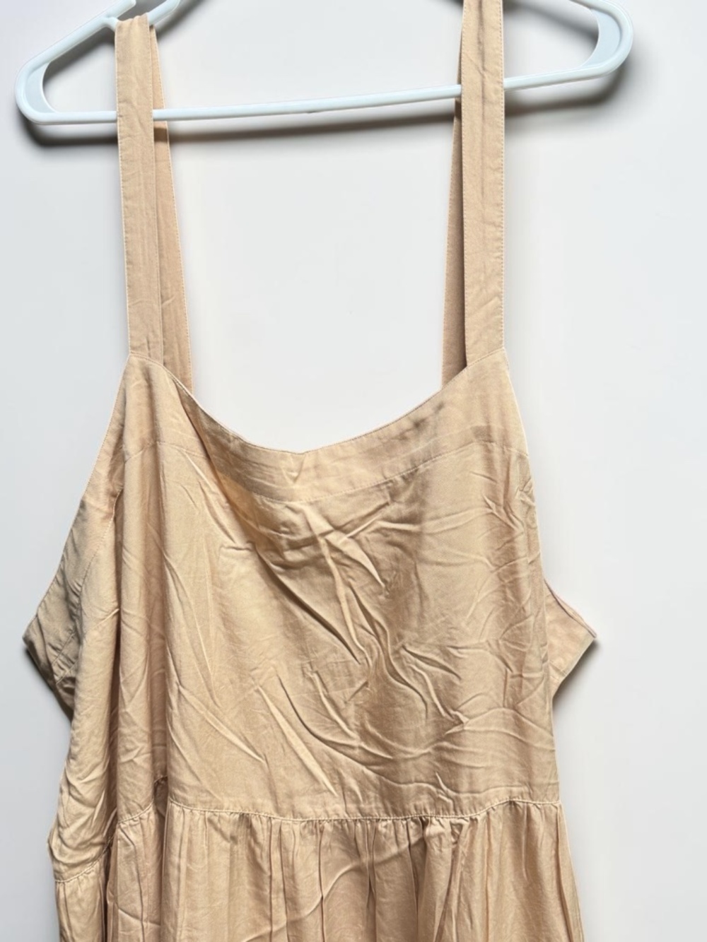 The Drop Maxi Dress 5X Ginger Tiered Sundress Pockets Flowy Plus Size NWT - Picture 8 of 10